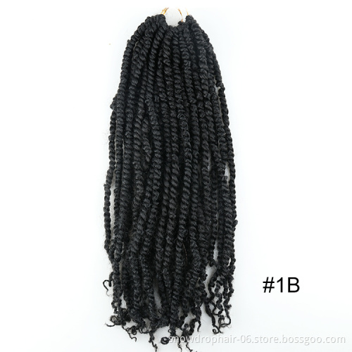Julianna Hair 27 1B Jamaican Pre- Twisted  Wholesale Pre Twisted  Used For Braiding Crochet Passion Twist Hair 18